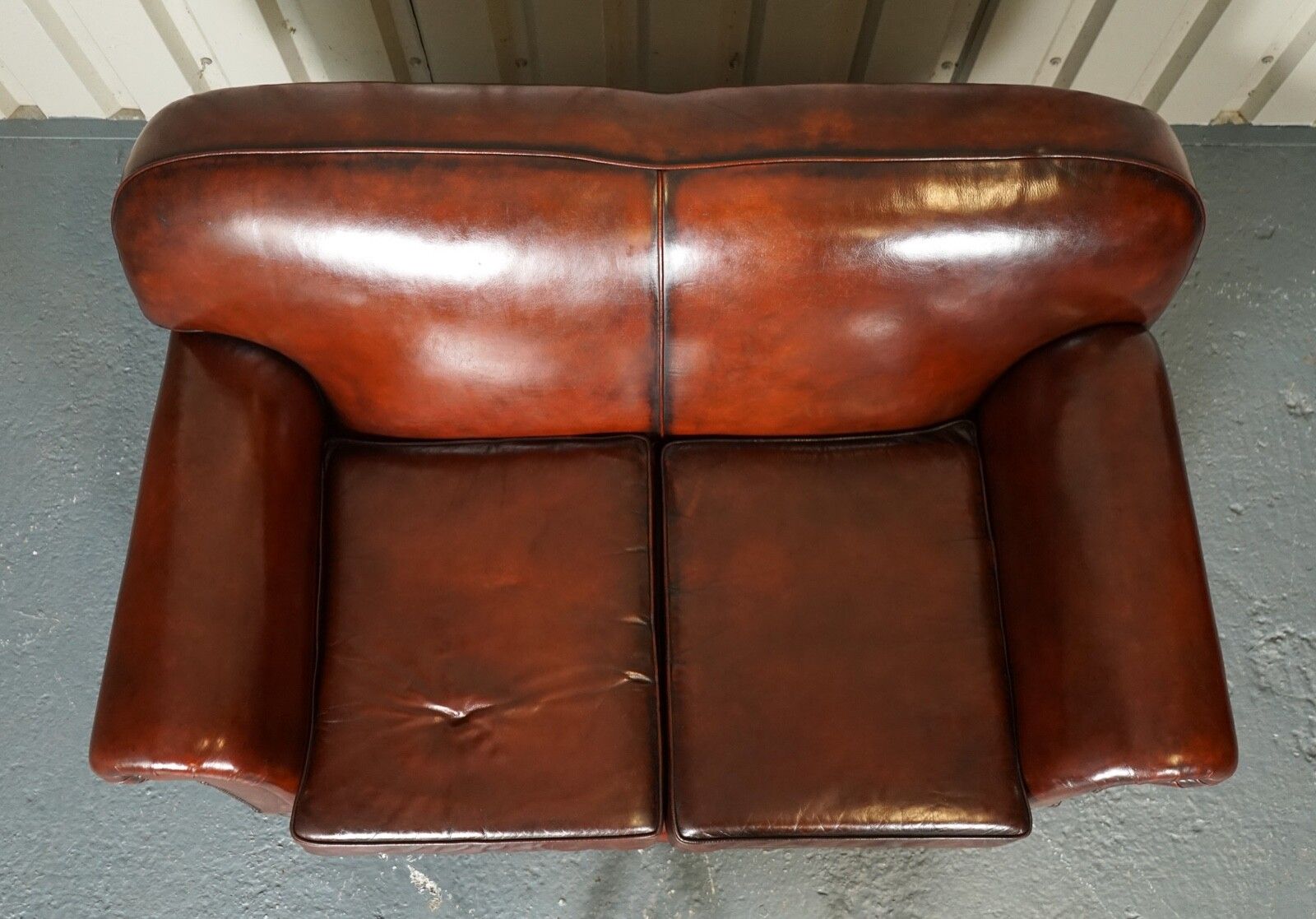 Restored Victorian Maroon Dyed Leather Suite Club Armchairs Gentleman Club Sofa photo 8500.0