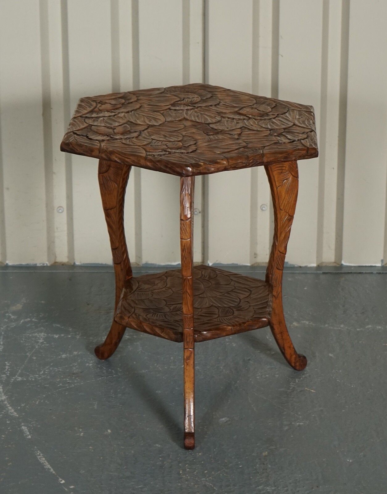 Early 19th Century Liberty's London Hand Carved Occasional Side End Lamp Table photo Furniture