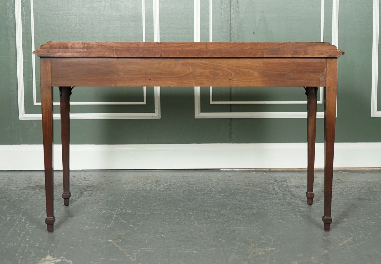 2500.0 Stunning Chippendale Style Mahogany Console Hallway Table With Original Handles photo