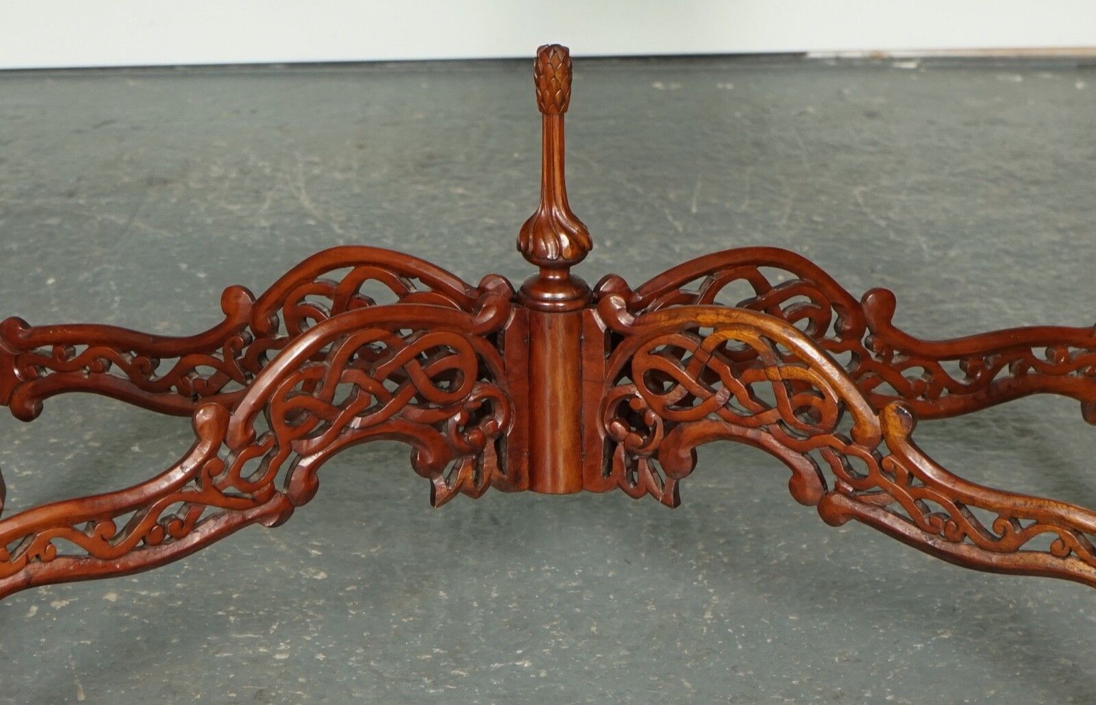 Very Fine Antique Mahogany George III Chippendale Style Console Sliver Table photo vintage