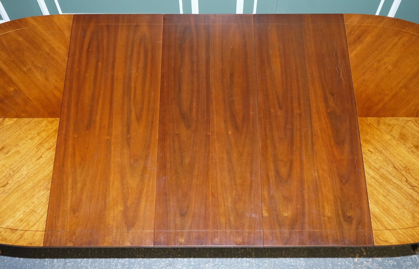 photo furniture Kindel Furniture Cherrywood & Handpainted Gildwood Extendable Dining Table