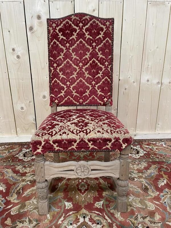 Suite De 6 Chaises Louis XIII   Haute époque En Chêne photo vinterior