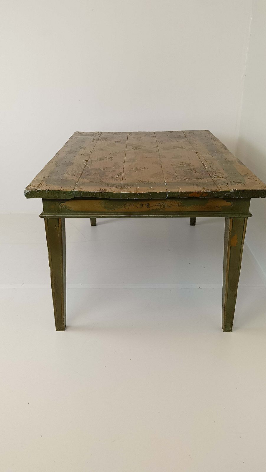Furniture Antique Swedish Dining Table, 1800s photo