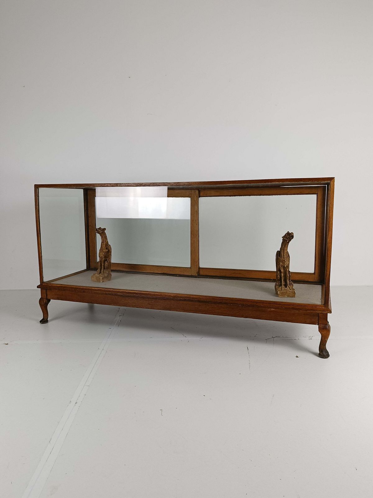 photo buy Antique Large Glass Dispay Cabinet / Shop Counter
