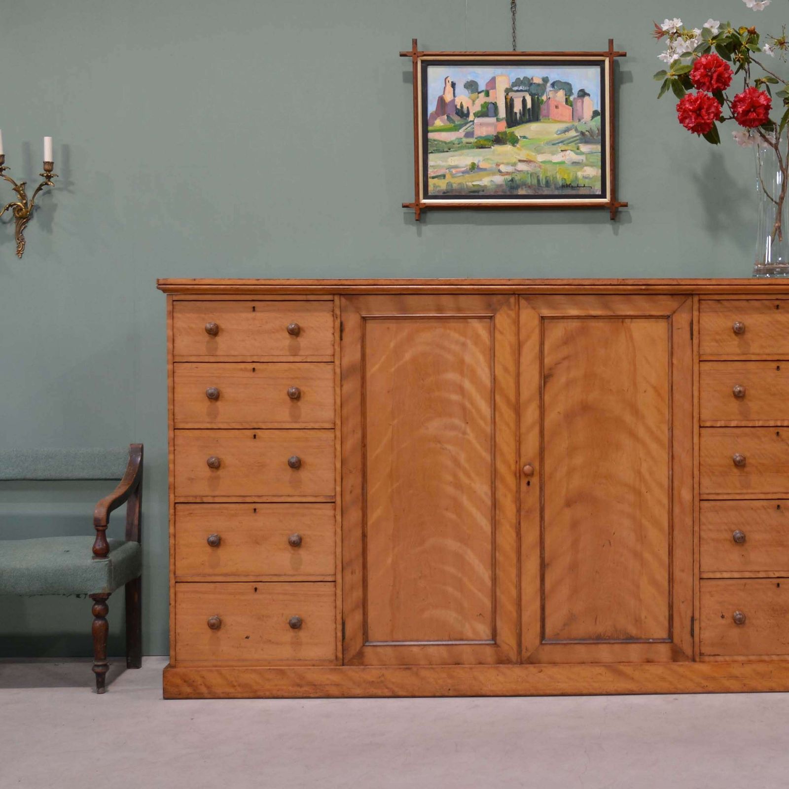Satin Birch Linen Press By Holland & Sons photo furniture