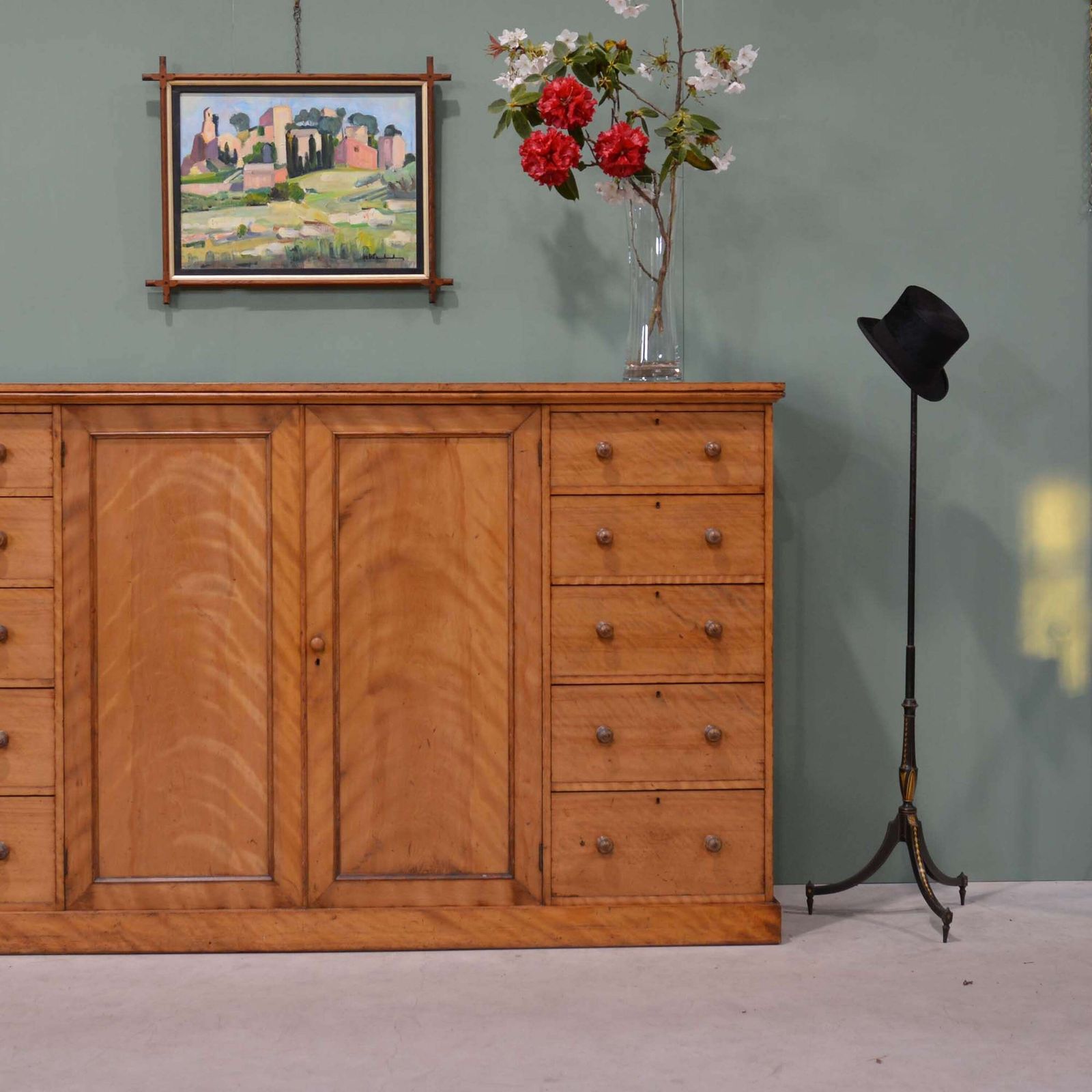 Satin Birch Linen Press By Holland & Sons photo for sale