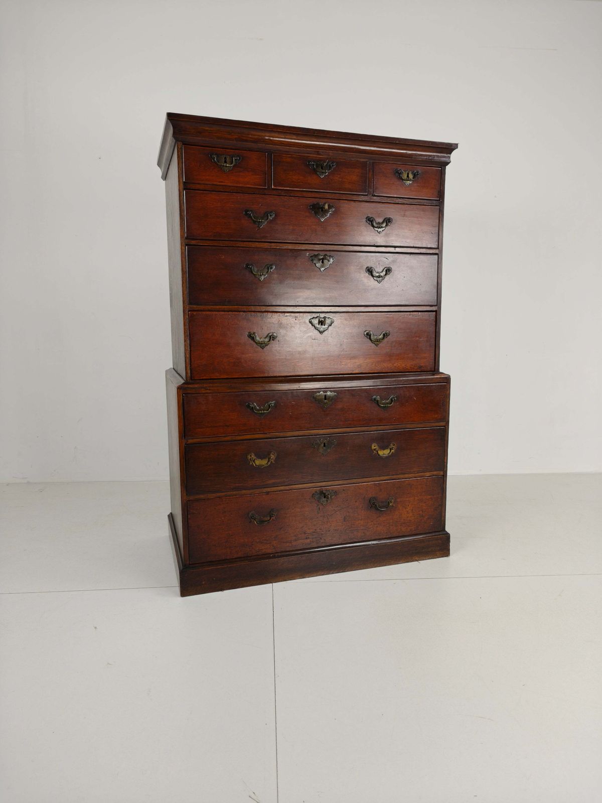 George III Country Tallboy / Chest On Chest photo furniture