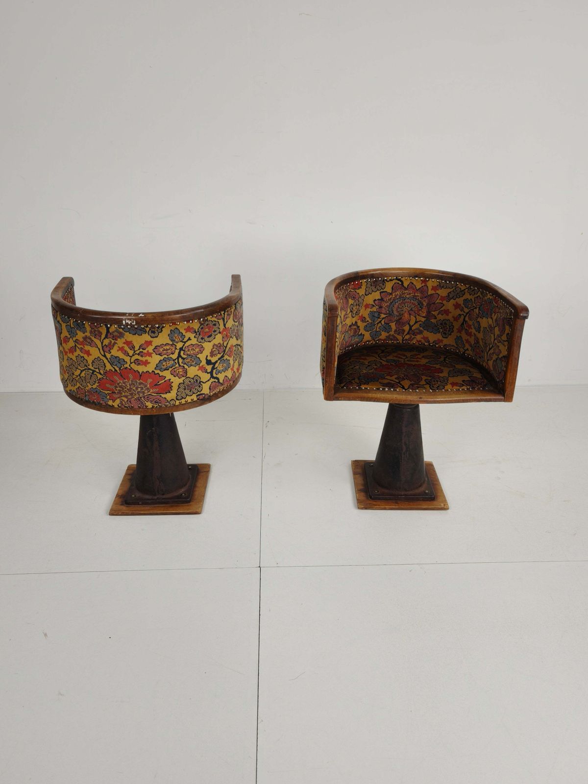 One Of A Kind Swivel Boat Chairs | Circa 1900–1920 photo vinterior
