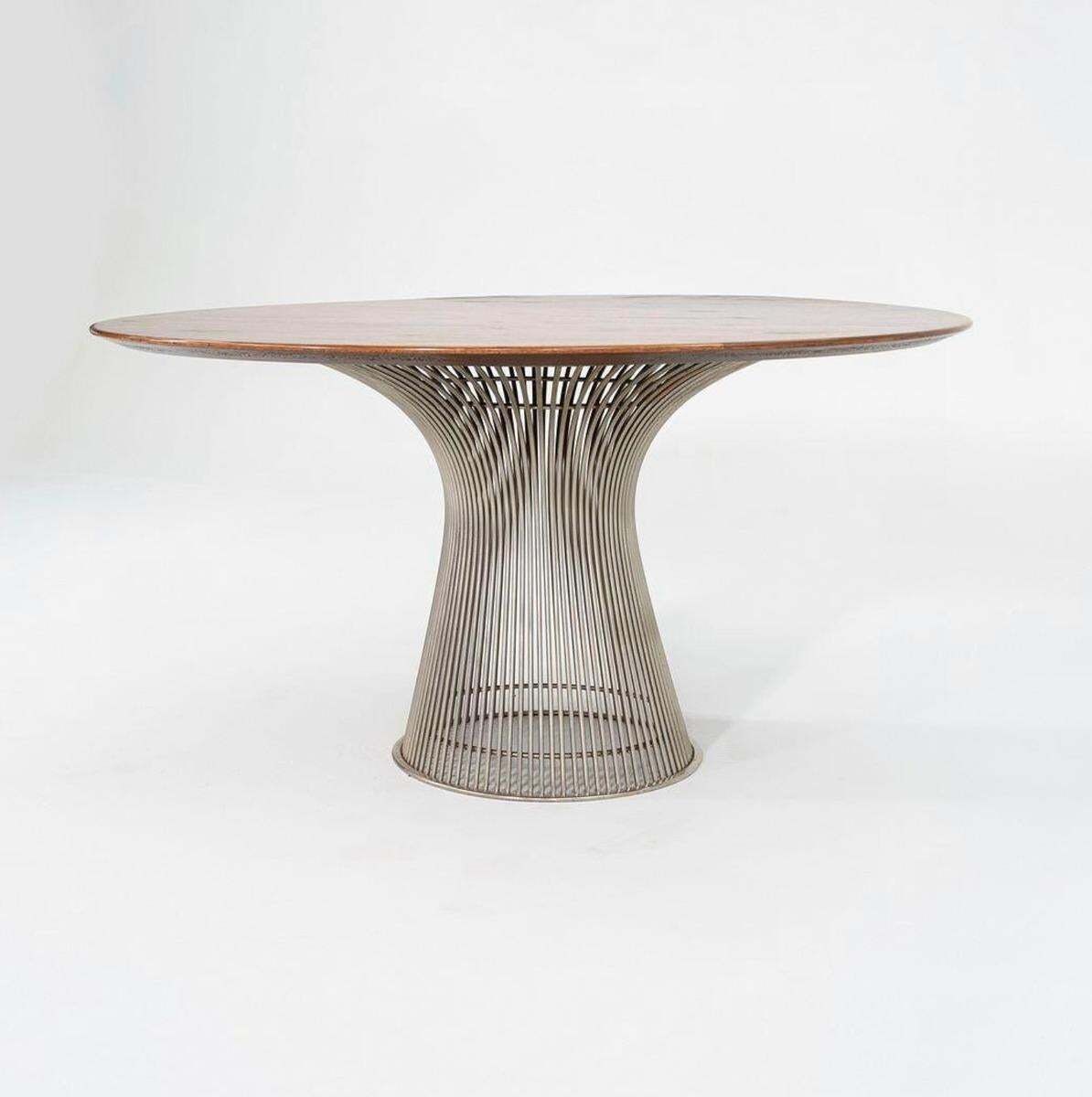Warren Platner Designer & Editor Knoll International Table Top Wood 3716t photo vinterior