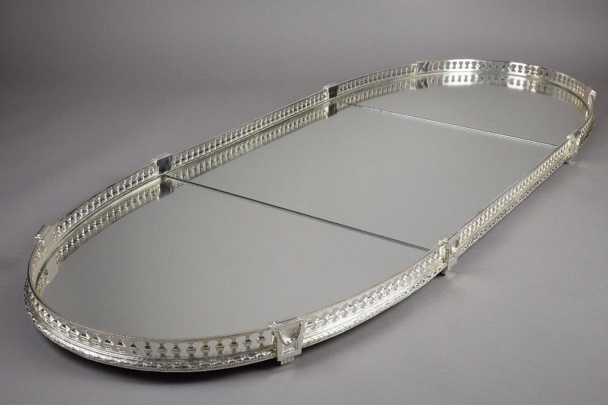 A. Aucoc   Table Centerpiece In 3 Oval Parts Circa Late 19th Century photo furniture