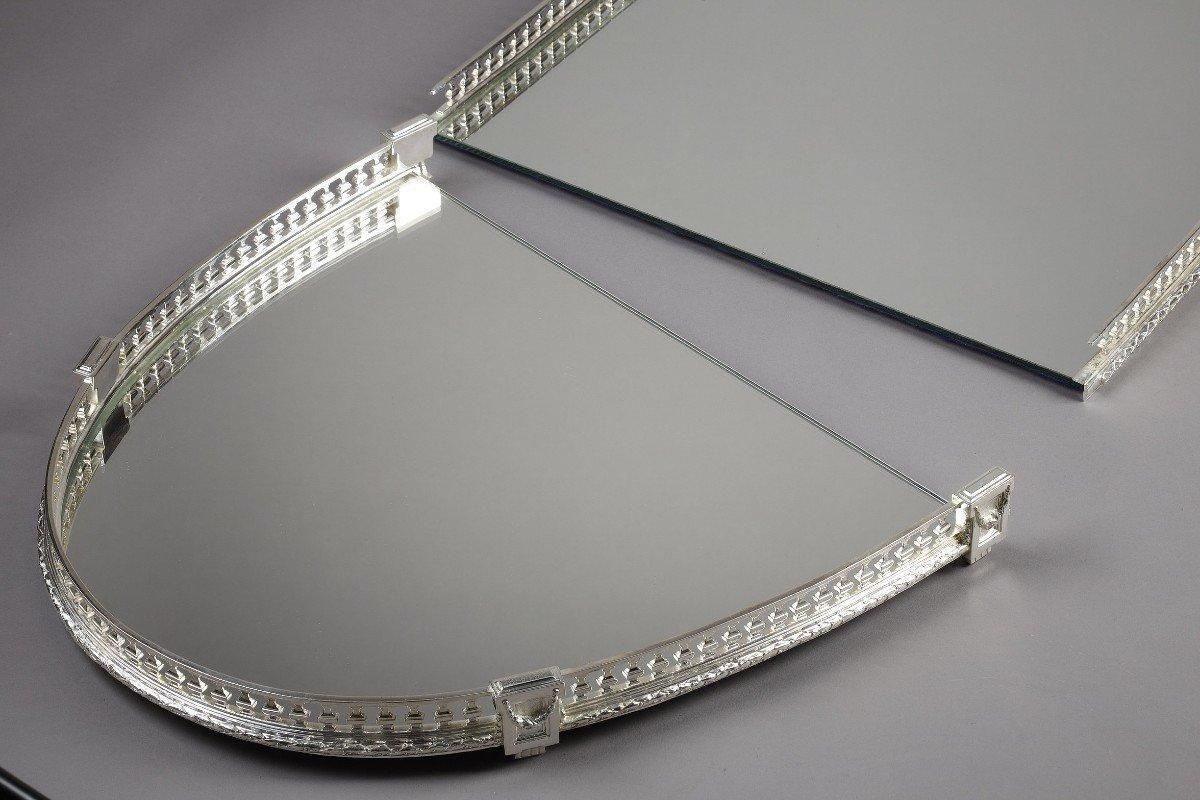 A. Aucoc   Table Centerpiece In 3 Oval Parts Circa Late 19th Century photo vintage