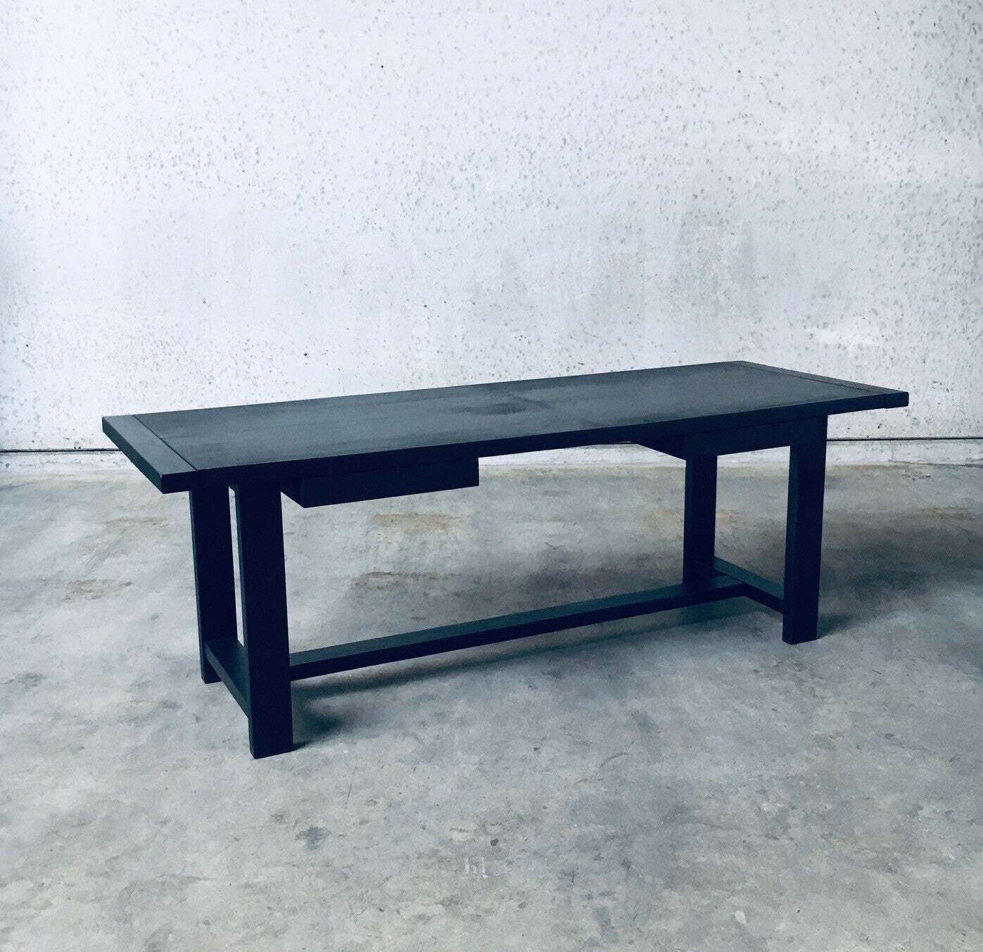 Midcentury Modern Design Dining Table / Desk By J. Batenburg For Mi, Belgium 1969 photo buy