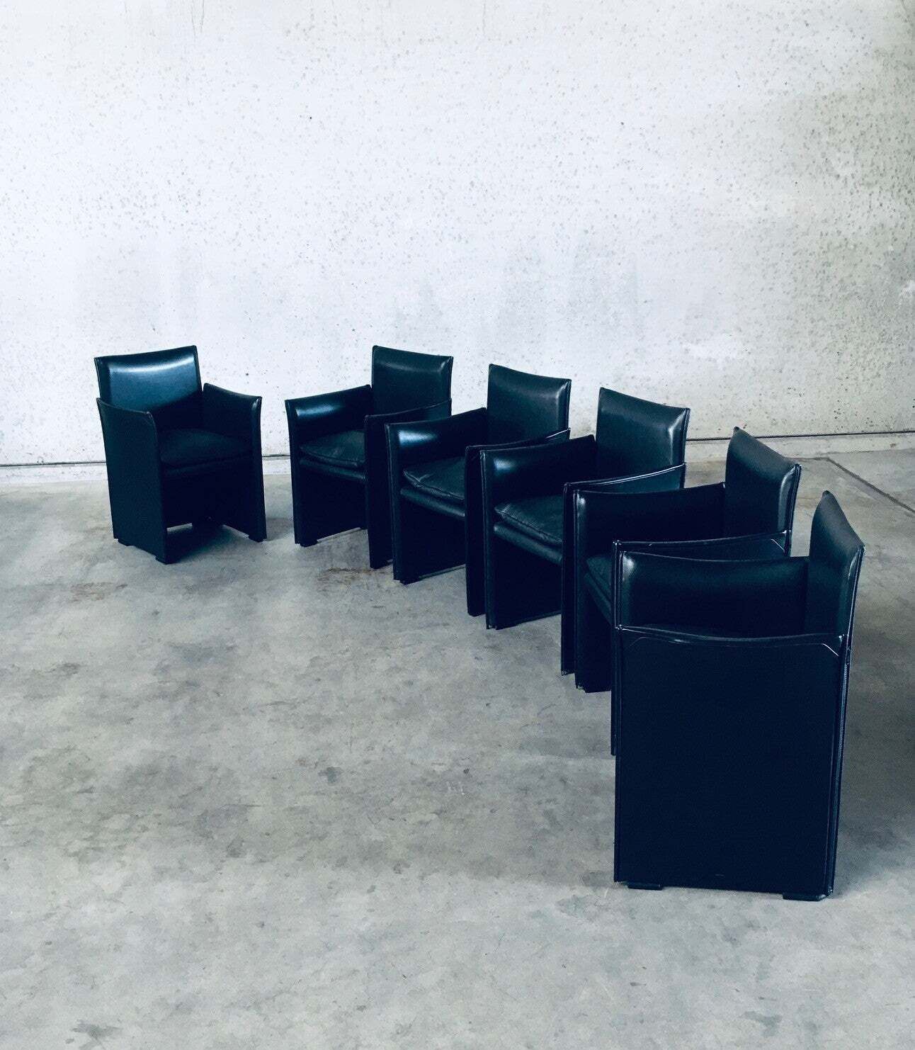 Postmodern Design 401 Break Fauteuils Van Mario Bellini Voor Cassina, Italië, Jaren 1980 photo vinterior