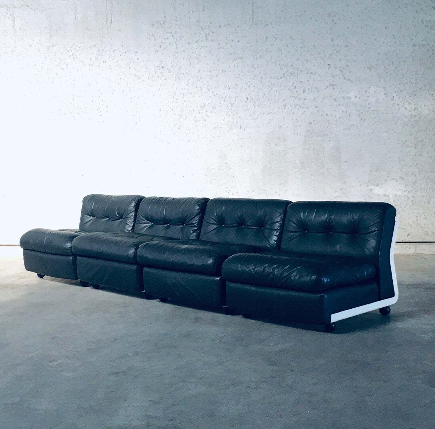 1970's Midcentury Modern Design Amanta Modular Sofa By Mario Bellini For B&B Italia photo furniture
