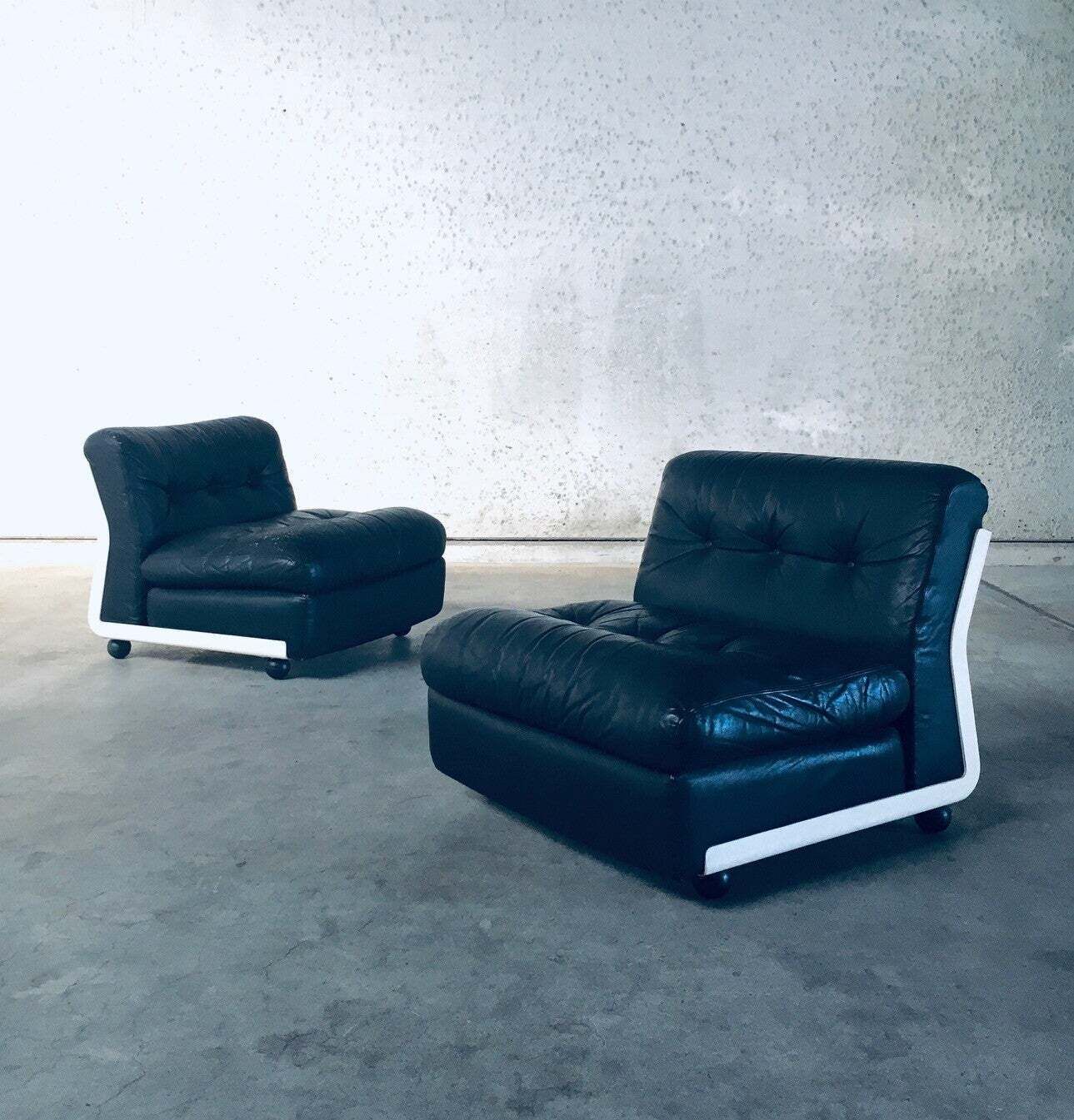 Furniture 1970's Midcentury Modern Design Amanta Modular Sofa By Mario Bellini For B&B Italia photo