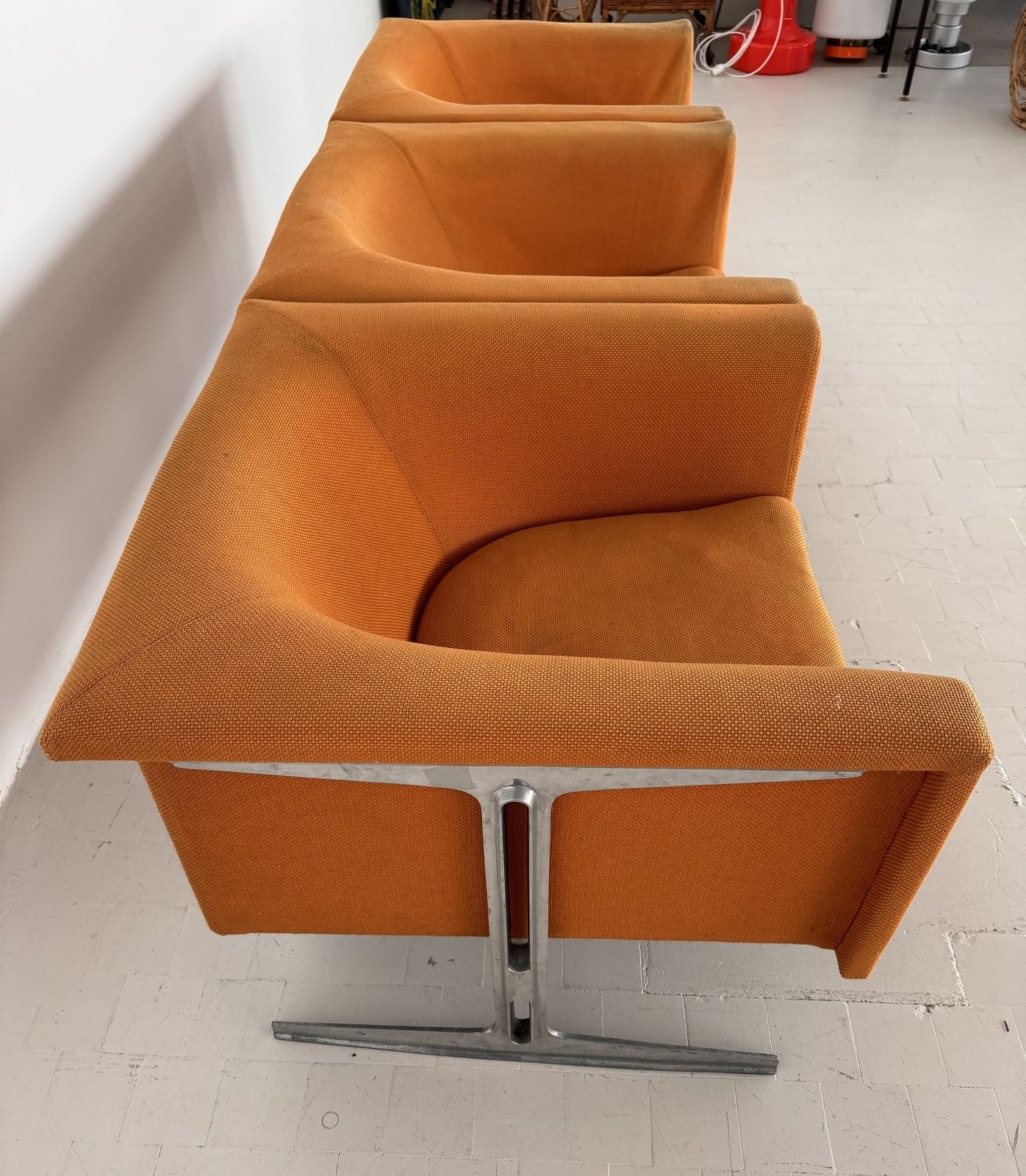 Rare 3 Seater Sofa Mod 630 By Geoffrey Harcourt For Artifort, 1974 photo vinterior