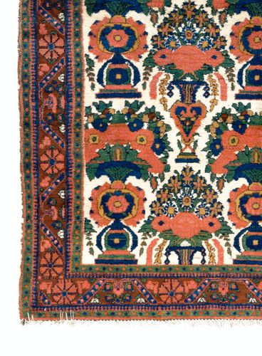 4.8x6.3 Ft Antique Tribal Rug, Excellent Original Condition photo Textiles