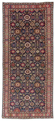 5.3x12 Ft Museum Quality Antique Caucasian Kuba Rug, Circa 1800