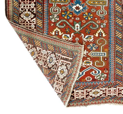 3.4x5.4 Ft Antique Caucasian Perepedil Rug. Hand Knotted Wool Carpet photo 3030.0