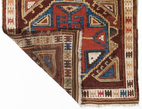 3.7x11.7 Ft Antique Hand Knotted Anatolian Konya Karapinar Runner Rug photo 988.0