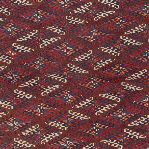 7.6x12.2 Ft Antique Turkoman Yomut Main Carpet. 19th Century. photo furniture