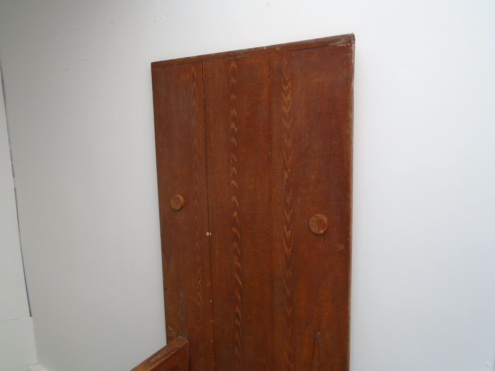 An Original Georgian Painted Pine Vernacular Country Lambing Chair/Table photo furniture
