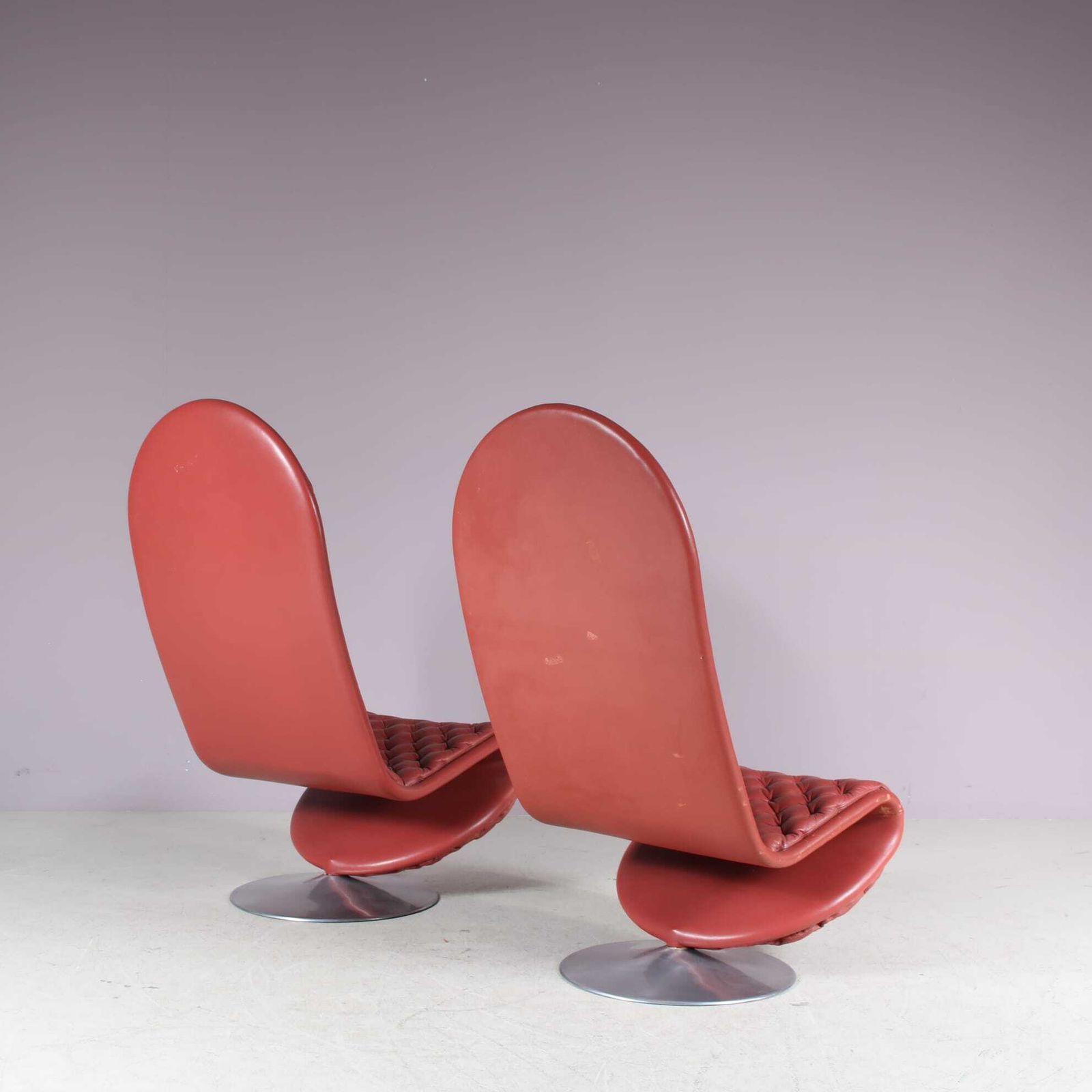 photo for sale 1970s Highback “1 2 3” Chair By Verner Panton For Fritz Hansen, Denmark