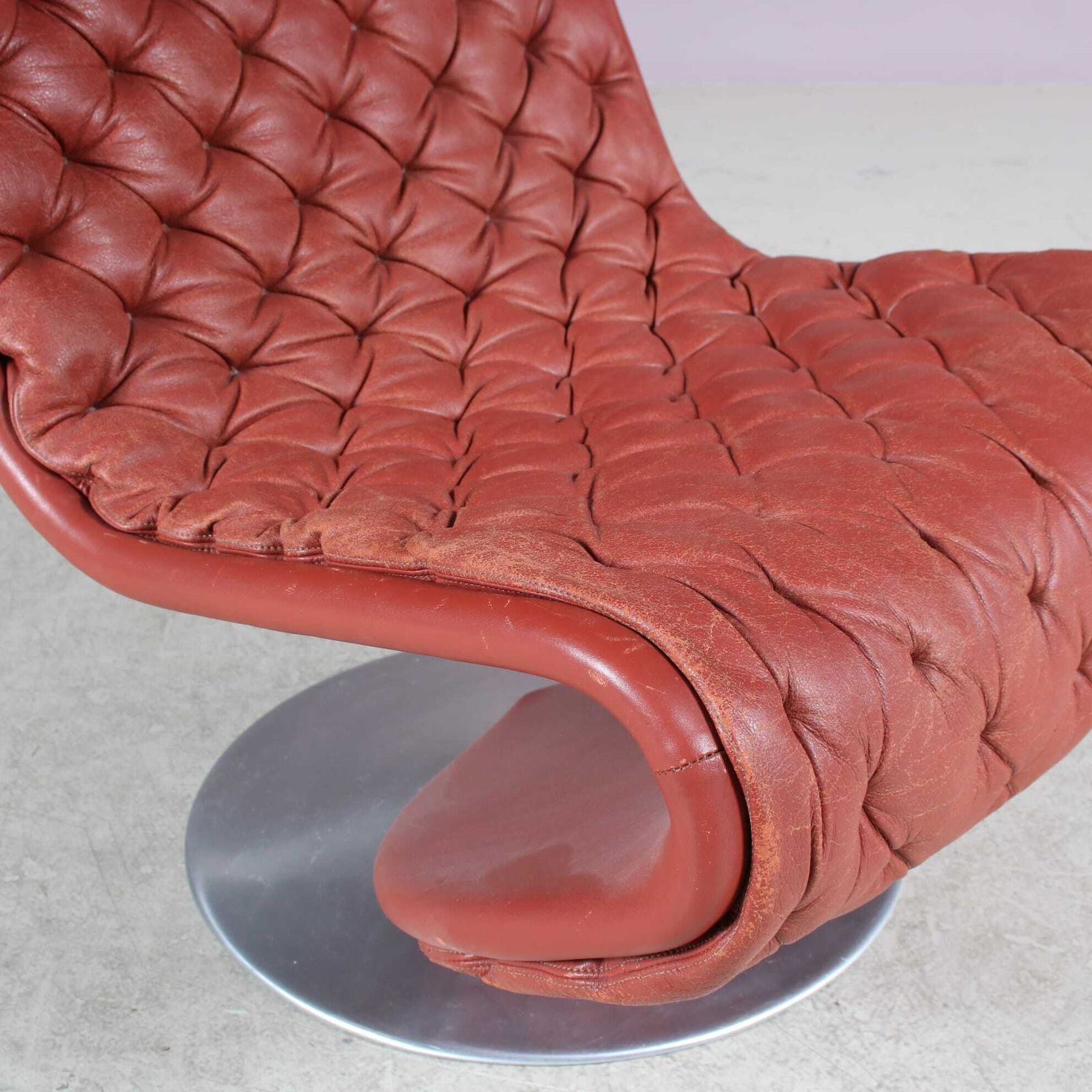 1970s Lowback “1 2 3” Chair By Verner Panton For Fritz Hansen, Denmark photo Furniture