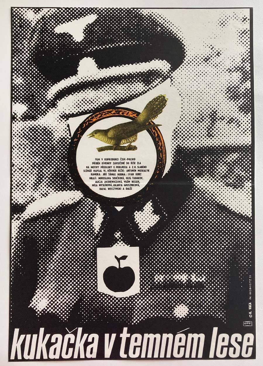 Original Film Poster, Cuckoo In A Dark Forest, Karel Vaca, 1985, Genuine Czech Large Vintage Print