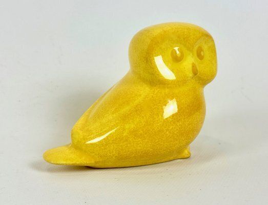 Vintage Yellow Owl By Gallo Design And Vileroy & Boch, 1970s photo vinterior