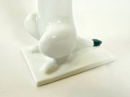 photo furniture Porcelain Ermine Figurine By Tor Vaa For Porsgrund, 1960s