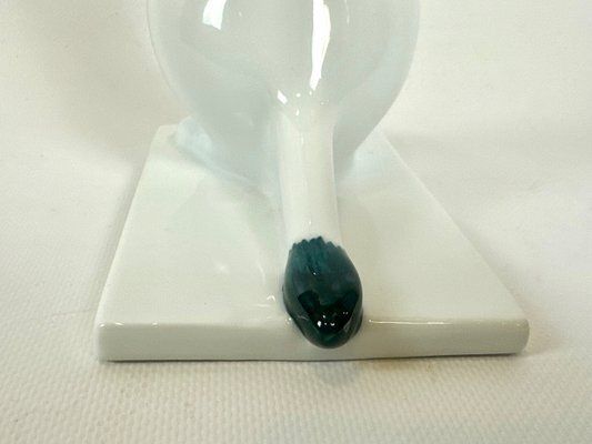 photo for sale Porcelain Ermine Figurine By Tor Vaa For Porsgrund, 1960s