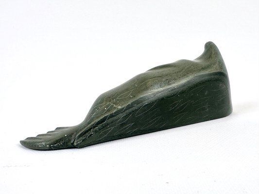 Inuit Art Seal Sculpture By Sarah Meeko Nastapoka, 1950s photo vinterior