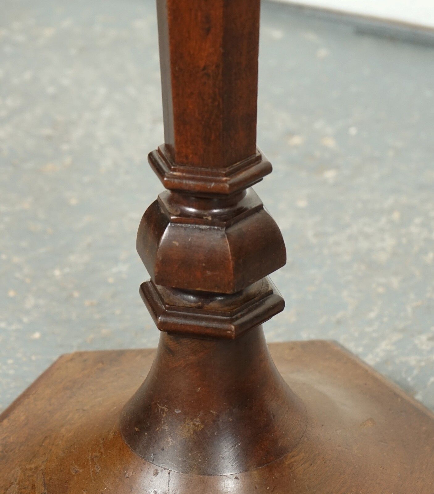Antique Heal's Hexagonal Base Standing Lamp Circa 1930s photo vintage