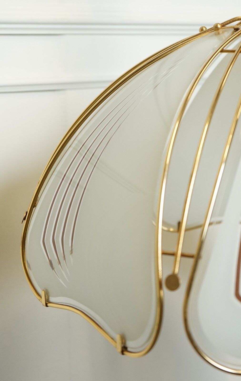 photo buy Lovely Italian Art Deco Style Chandelier Lamp