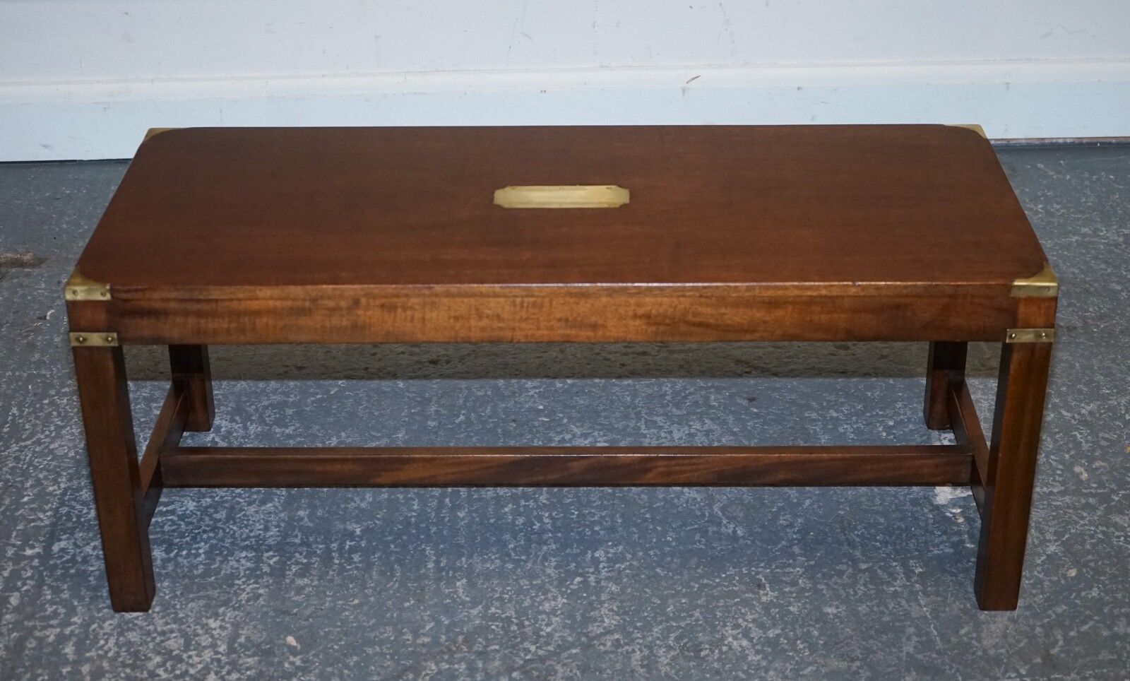 Restored Harrods Reh Kennedy Military Campaign Coffee Table photo 1250.0
