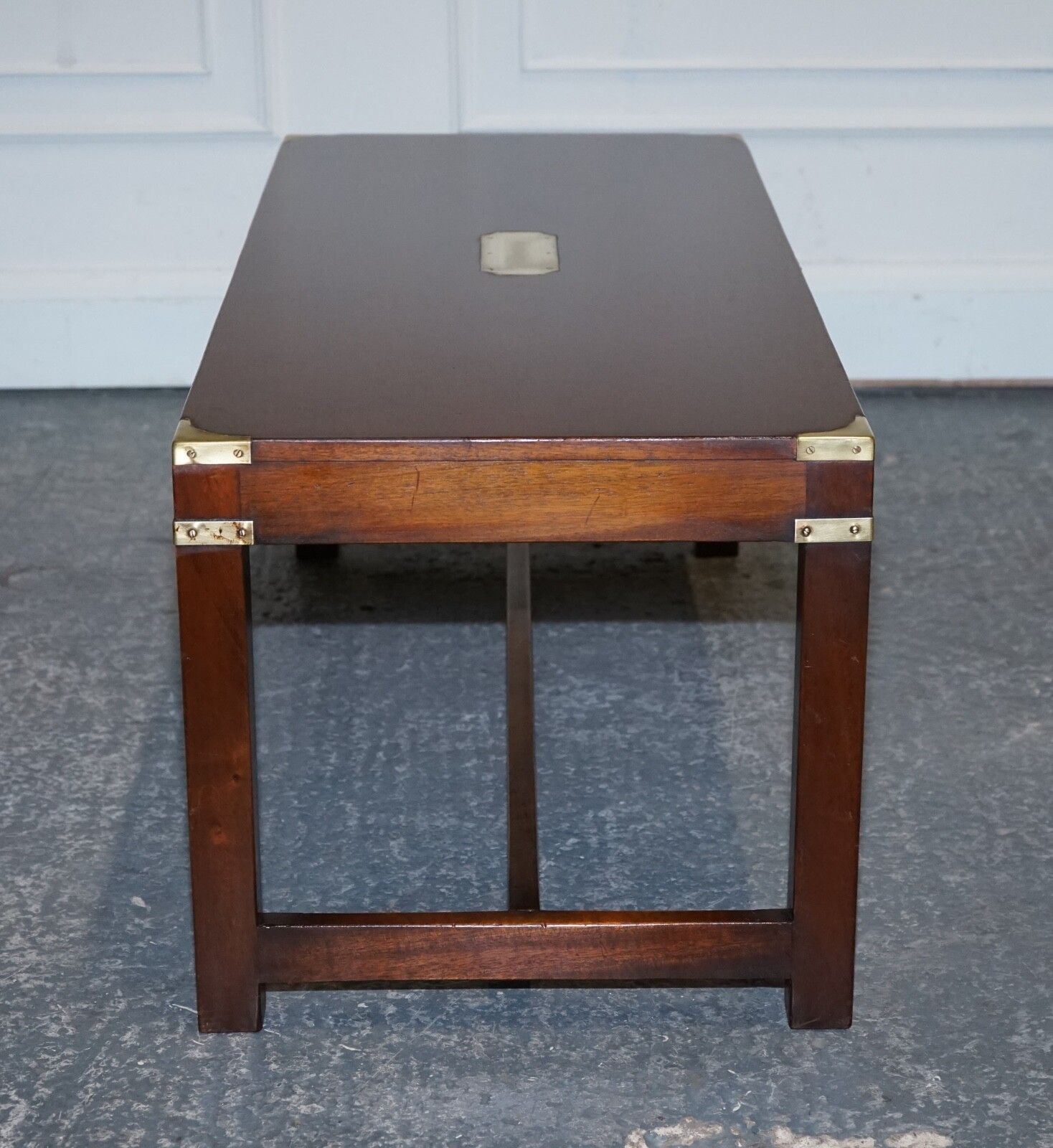 photo vinterior Restored Harrods Reh Kennedy Military Campaign Coffee Table