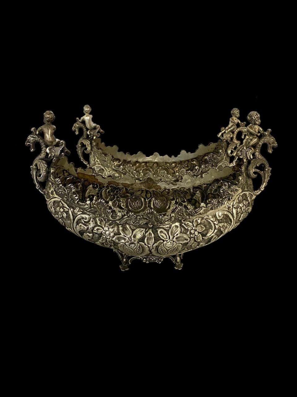 Silver Plated Serveware, Venetian Gondolas, 20th Century photo furniture