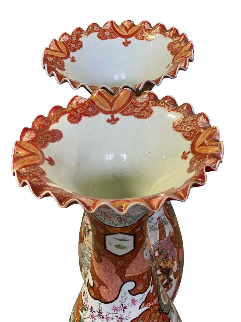 photo for sale Pair Of Japanese Kutani Vases, 19th Century