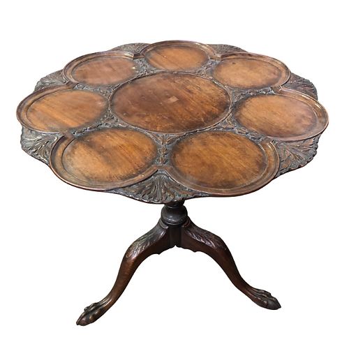 Georgian Mahogany Tilt Top Supper Table, 19th Century photo Furniture