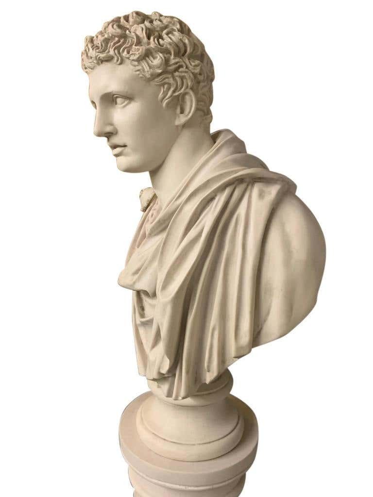 Mark Antony Bust Sculpture And Column, 20th Century photo vinterior