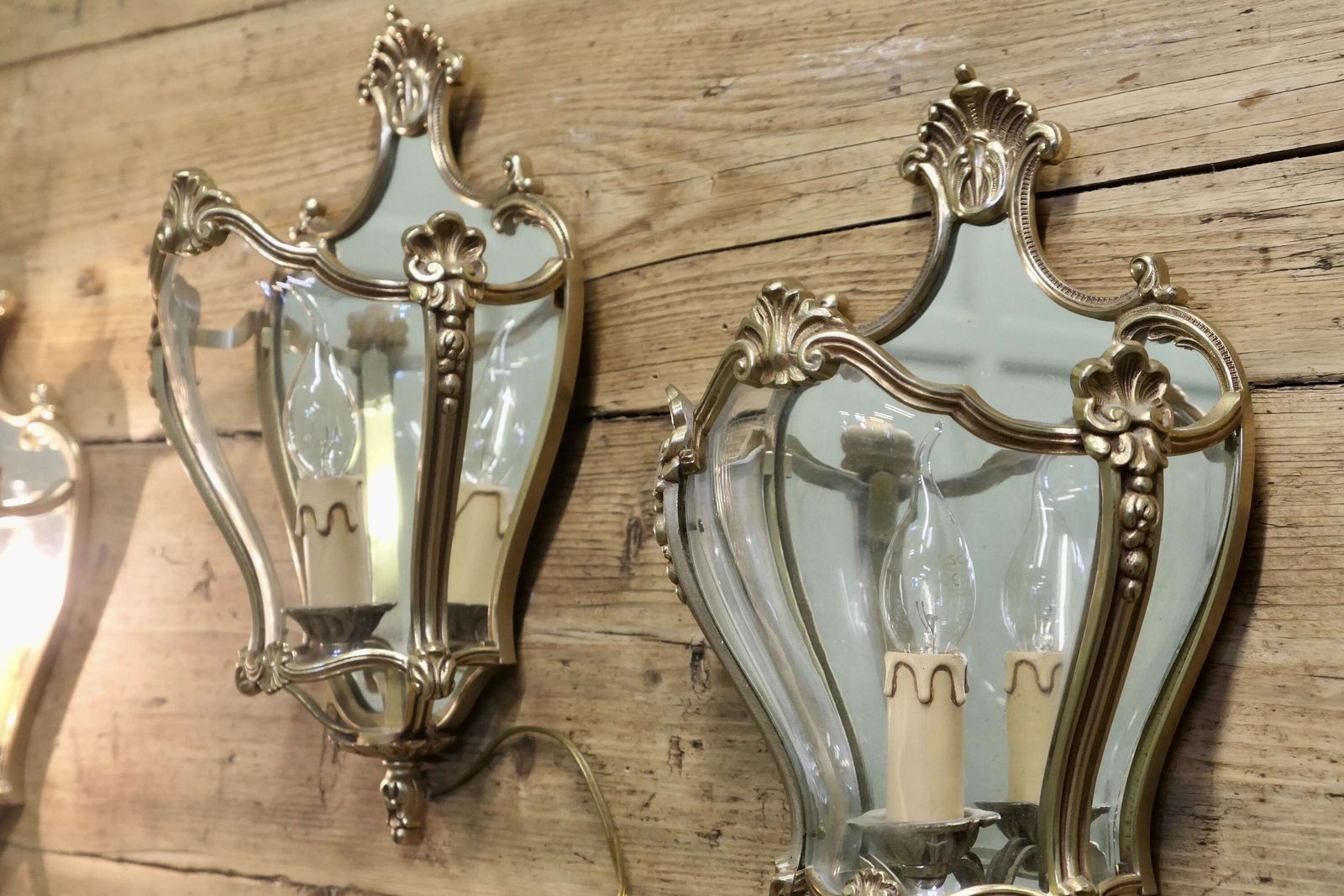 Set Of 3 Louis XV Maison Arlus Style French Wall Lights photo Lighting