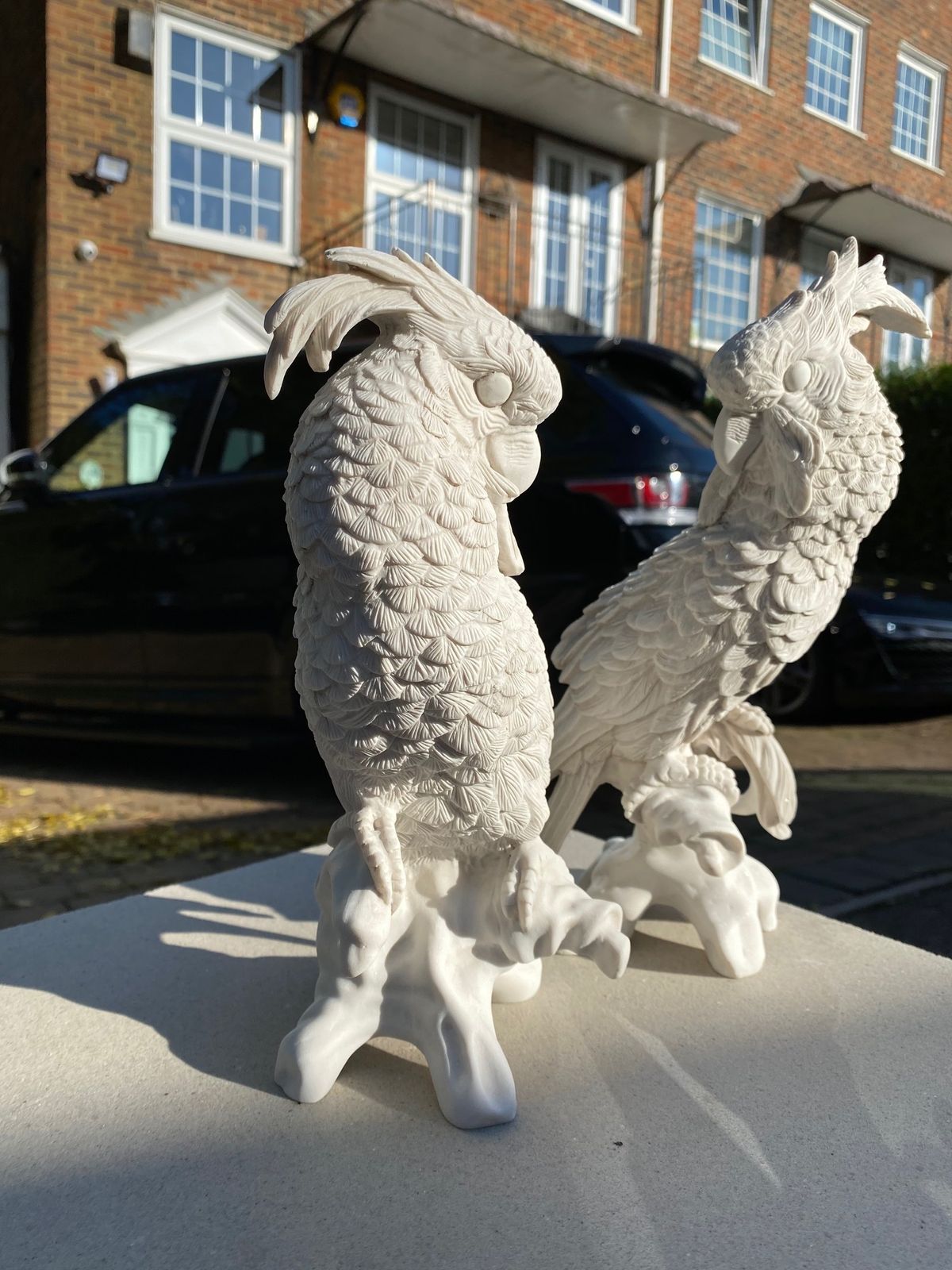 Pair Of Meissen Style Parrots   20th Century photo vinterior