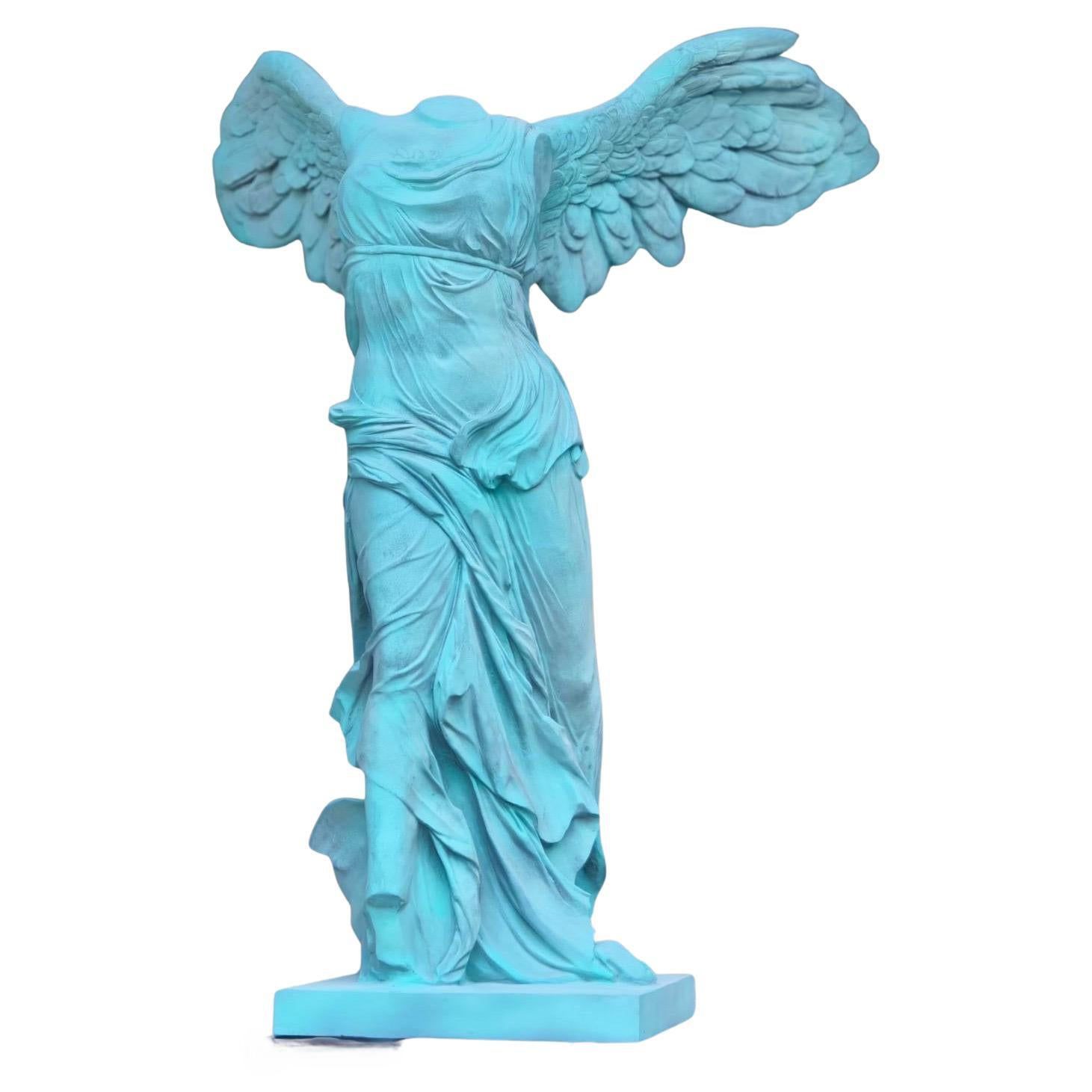 19th Century Winged Victory Of Samothrace Bronze Sculpture