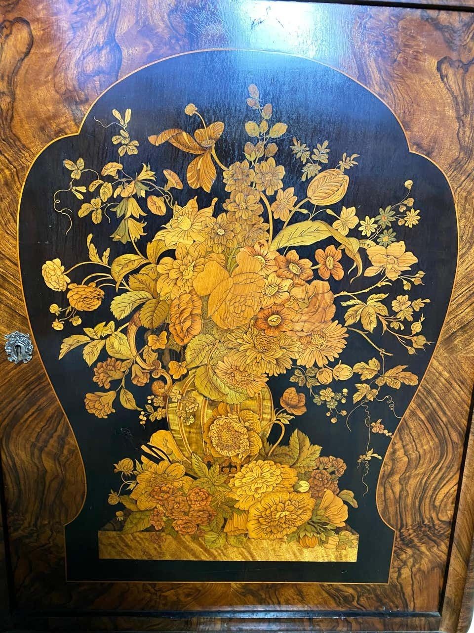 Pair Of Victorian Inlaid Cabinets, 19th Century photo 8500.0