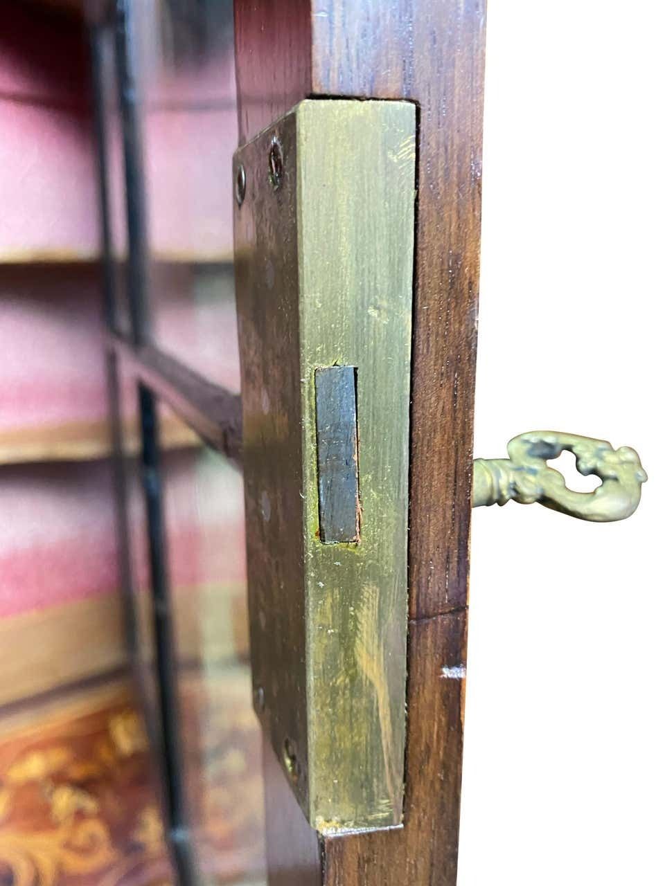 photo for sale Dutch Walnut Miniature Secretaire Bookcase, 18th Century