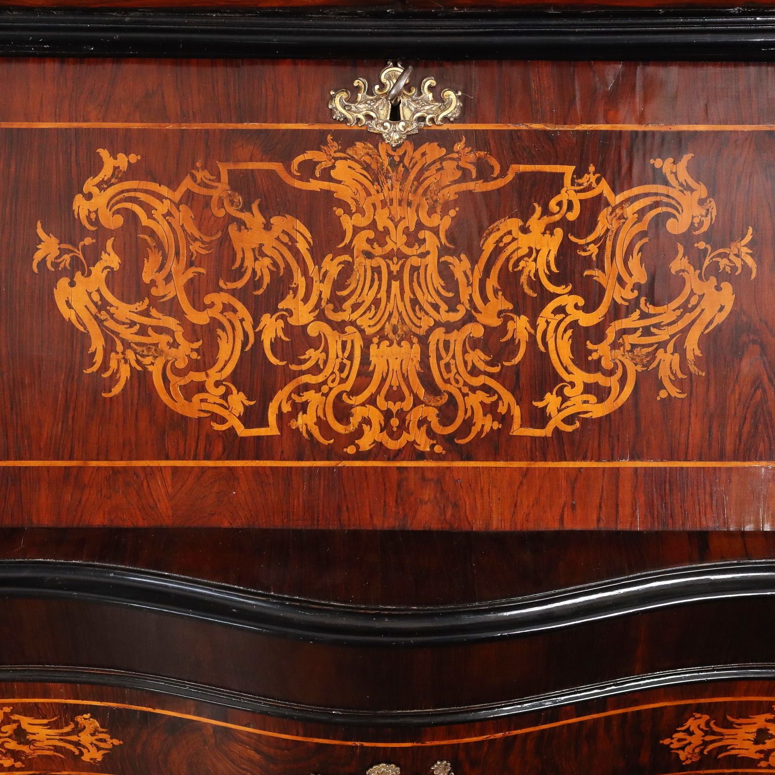 Furniture Antique Roman Trumeau Walnut Bois De Violette XVIII Century photo
