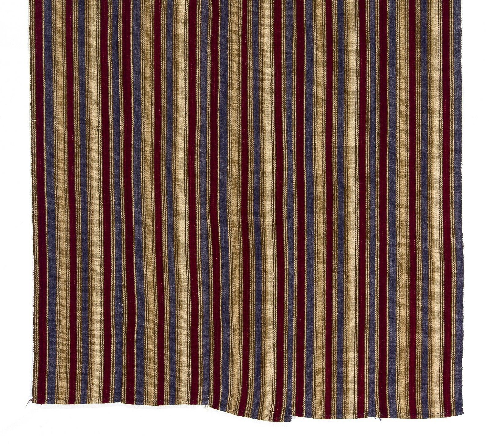 4.5x8.7 Ft Vintage Anatolian Kilim With Vertical Bands photo for sale