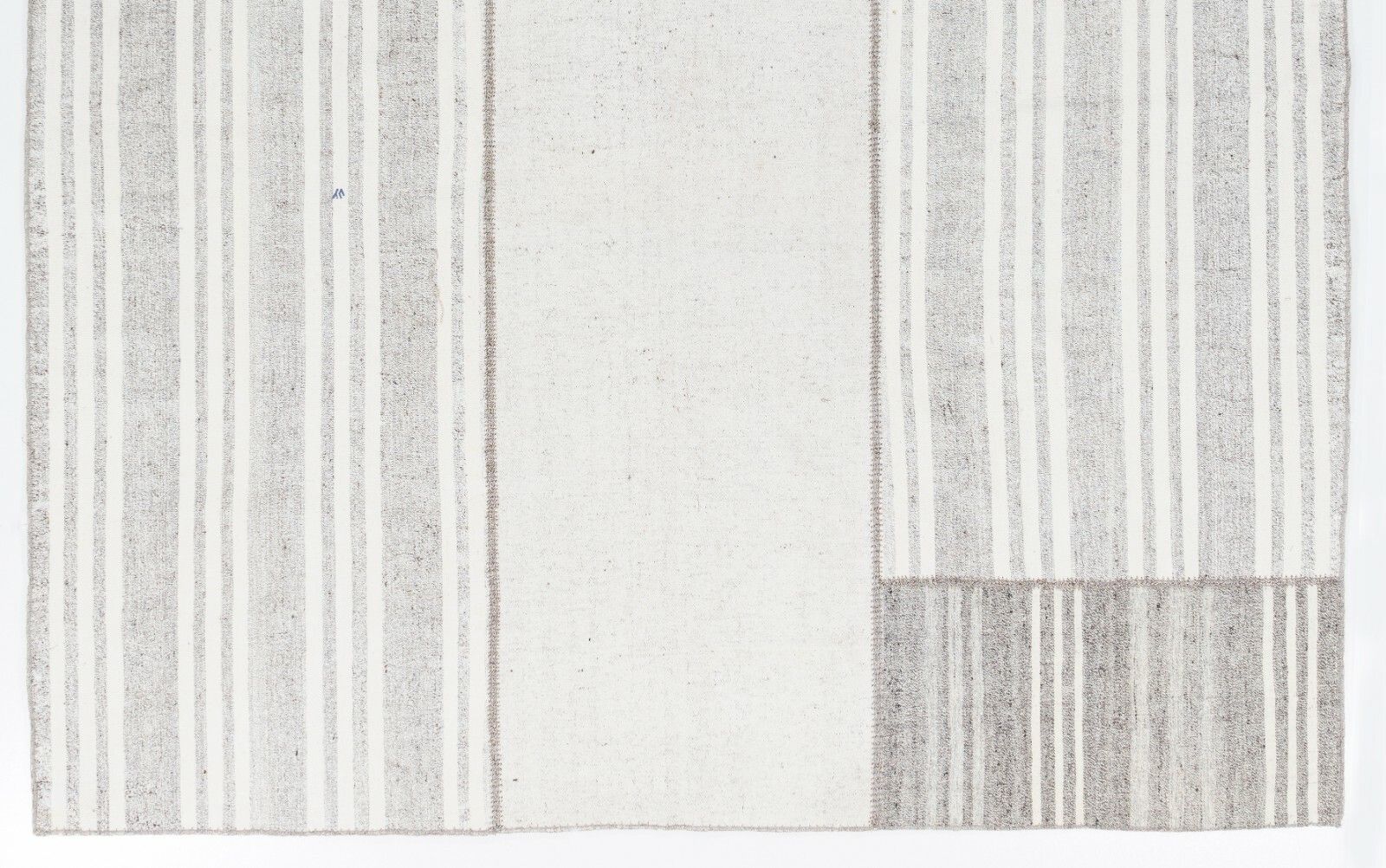 8.4x10.3 Ft Cotton Anatolian Kilim, Flat Woven Rug photo for sale