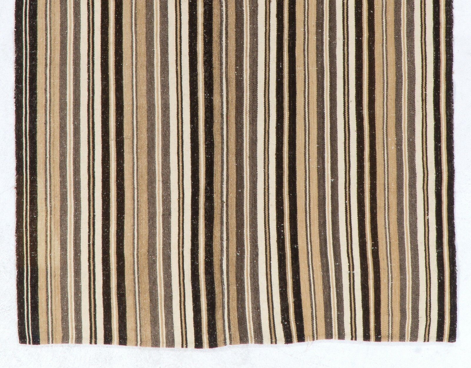 5.2x7.9 Ft Hand Woven Vintage Central Anatolian Kilim (Flat Weave), All Wool photo for sale